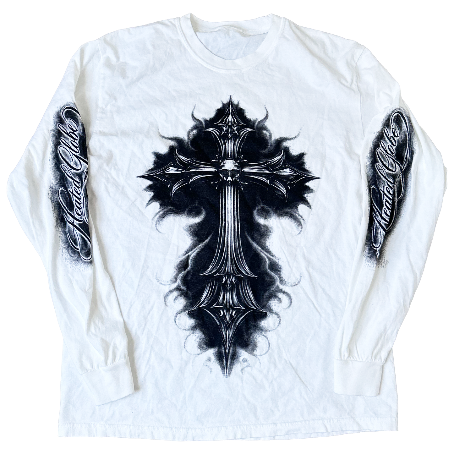 Air Brush Cross Long Sleeve